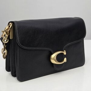 Coach Chain Tabby in Black with Gold